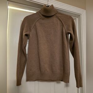Karen Scott Women's Tan Turtleneck Sweater Classic Knit Design